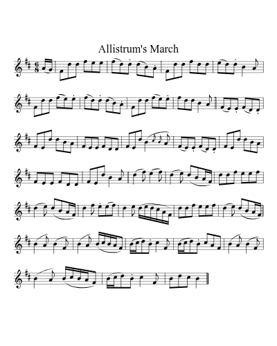Allistrum's March (Version 3) preview