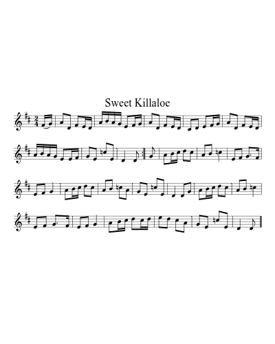 Sweet Killaloe preview