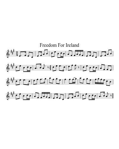 Freedom for Ireland (Version 2)