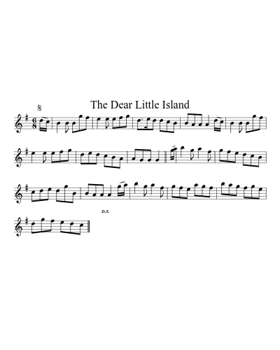 The dear little island (Version 2)