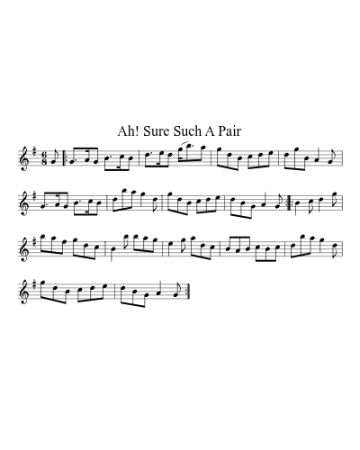 Ah! Sure such a pair (Version 2)