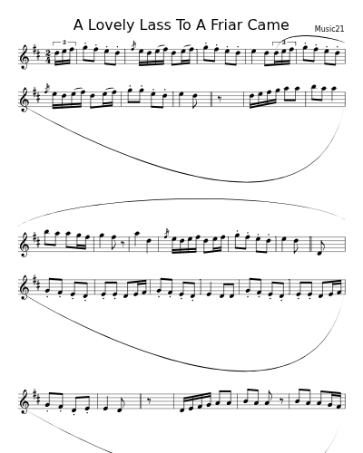 A Lovely Lass To A Friar Came