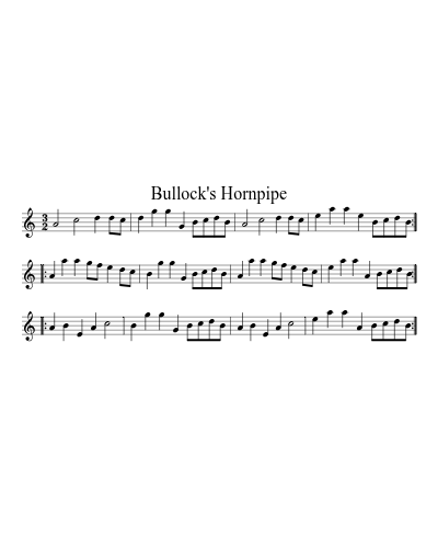 Bullock's Hornpipe