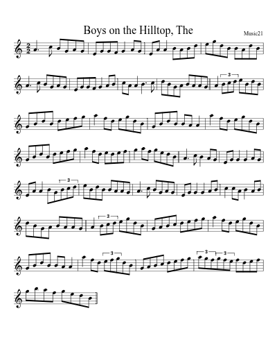 Boys on the Hilltop, The preview