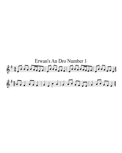 Erwan's An Dro Number 1 preview