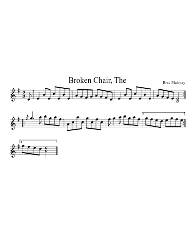 Broken Chair, The preview