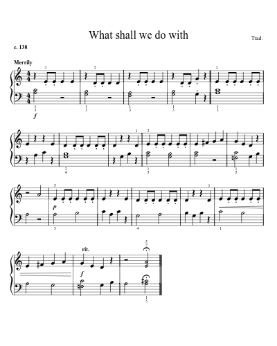 What shall we do with the drunken sailor? preview