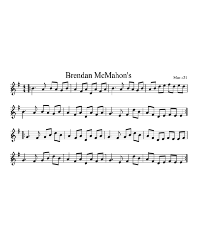 Brendan McMahon's (Version 2)