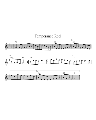 Temperance Reel preview