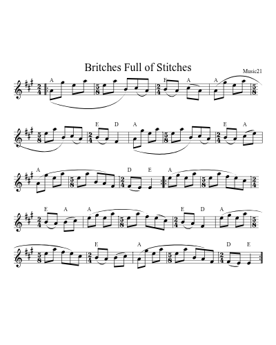 Britches Full of Stitches (Version 2)