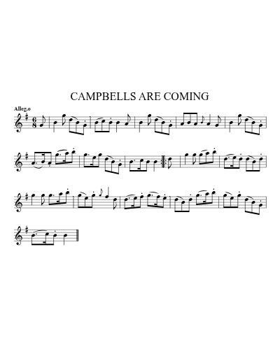 CAMPBELLS ARE COMING