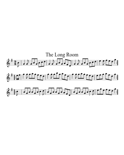 The Long Room sheet music preview