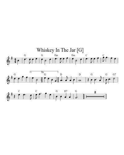 The Wild Rover    [G]