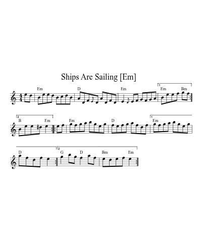 Ships Are Sailing   [Em] preview