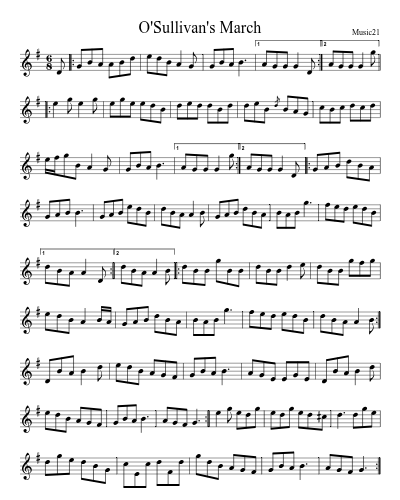 O'Sullivan's March (Britches Full Of Stitches The) preview