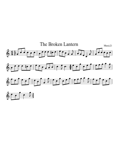 The Broken Lantern