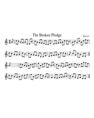 The Broken Pledge