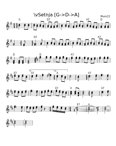 \vSetnja   [G->D->A]