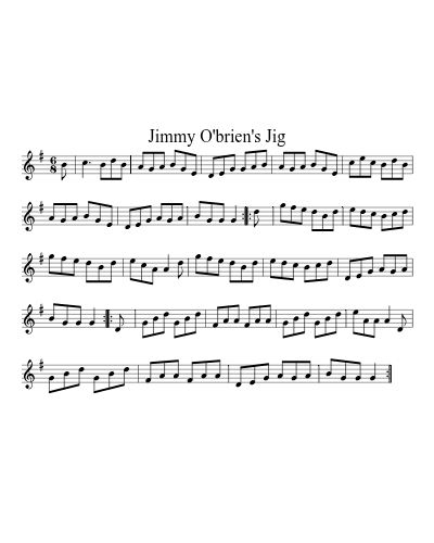Jimmy O'brien's Jig