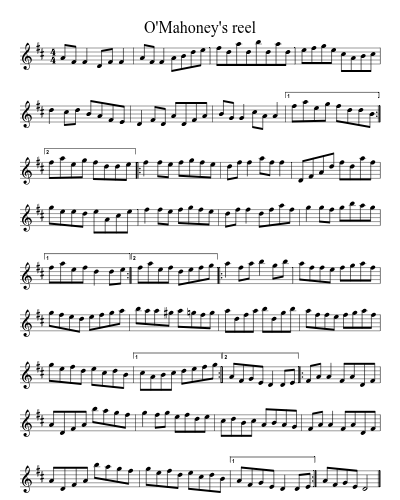 O'Mahoney's reel