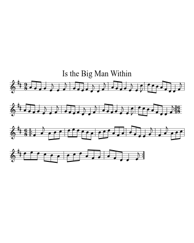 Is the Big Man Within