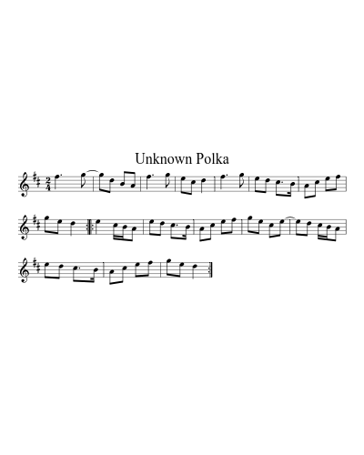 Unknown Polka