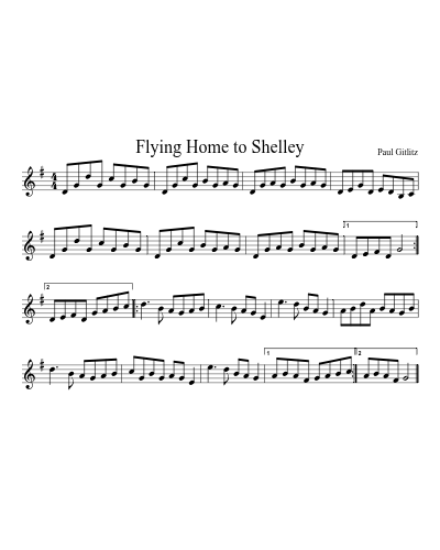 Flying Home to Shelley