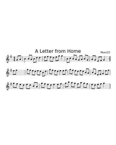 A Letter from Home
