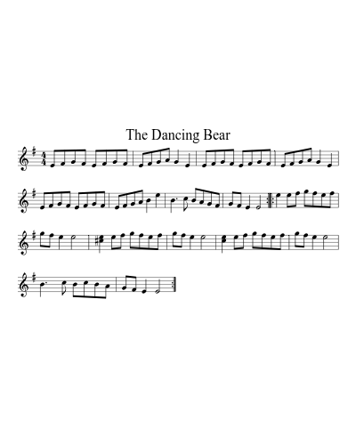 the Dancing Bear (Version 2)