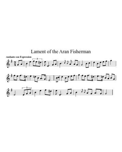 Lament of the Aran Fisherman