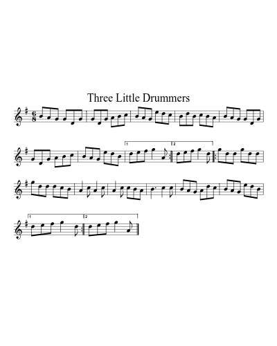Three Little Drummers