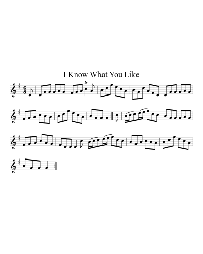 I Know What You Like