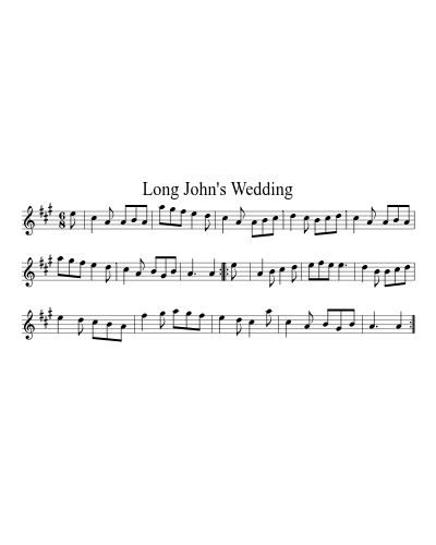 Long John's Wedding (Version 2)
