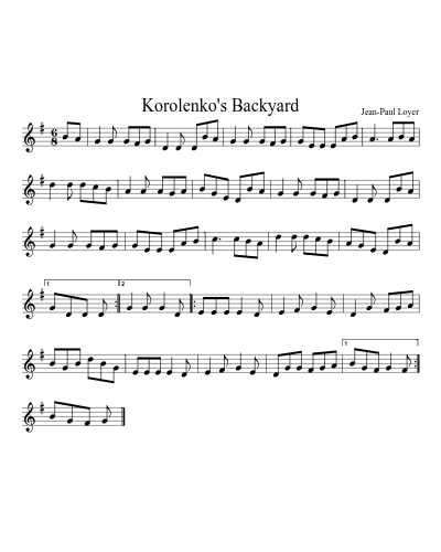 Korolenko's Backyard preview