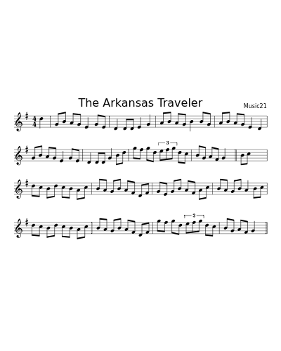 The Arkansas Traveler (Version 2)