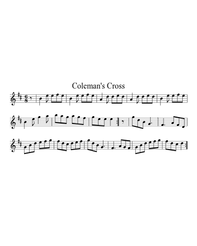 Coleman's Cross (Version 2)