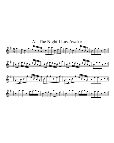 All The Night I Lay Awake preview