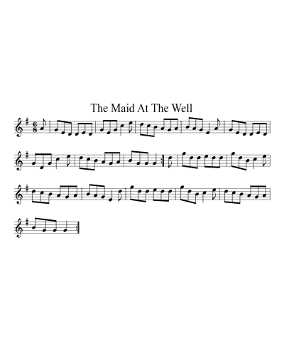 The Maid At The Well (Version 3) sheet music preview