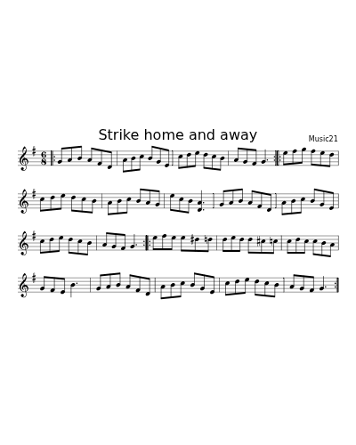 Strike home and away