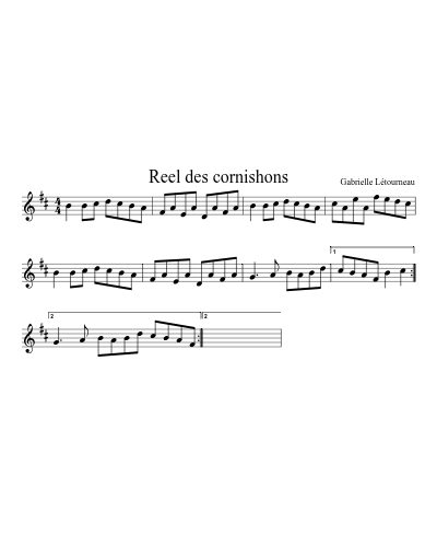 Reel des cornishons preview