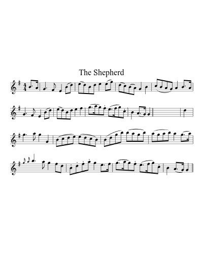 The Shepherd sheet music preview