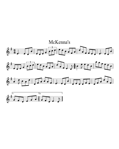 McKenna's (Version 2) preview