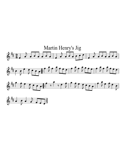 Martin Henry's Jig