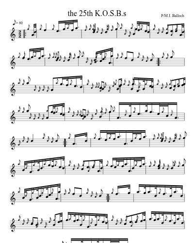 the 25th K.O.S.B.s