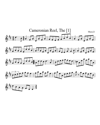 Cameronian Reel, The [1]