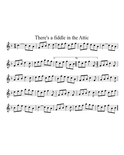 There's a fiddle in the Attic