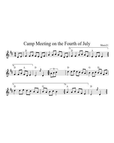 Camp Meeting on the Fourth of July