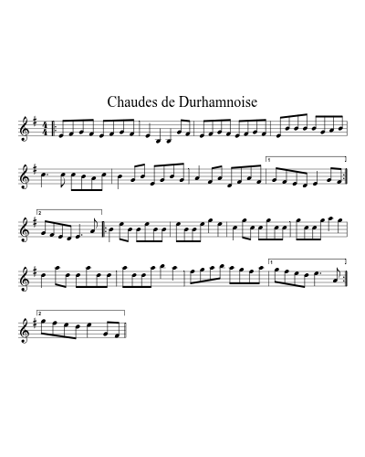 Chaudes de Durhamnoise preview