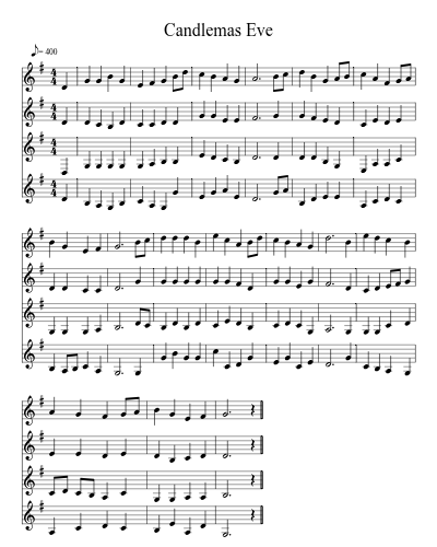 Candlemas Eve (Version 2) preview