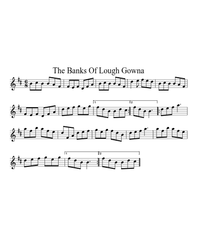 the Banks of Lough Gowna (Version 4)